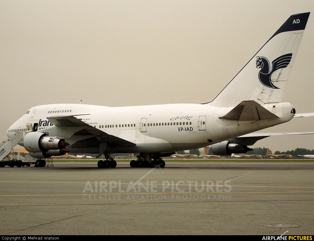 Iran Air EP-IAD aircraft at Tehran - Mehrabad Intl