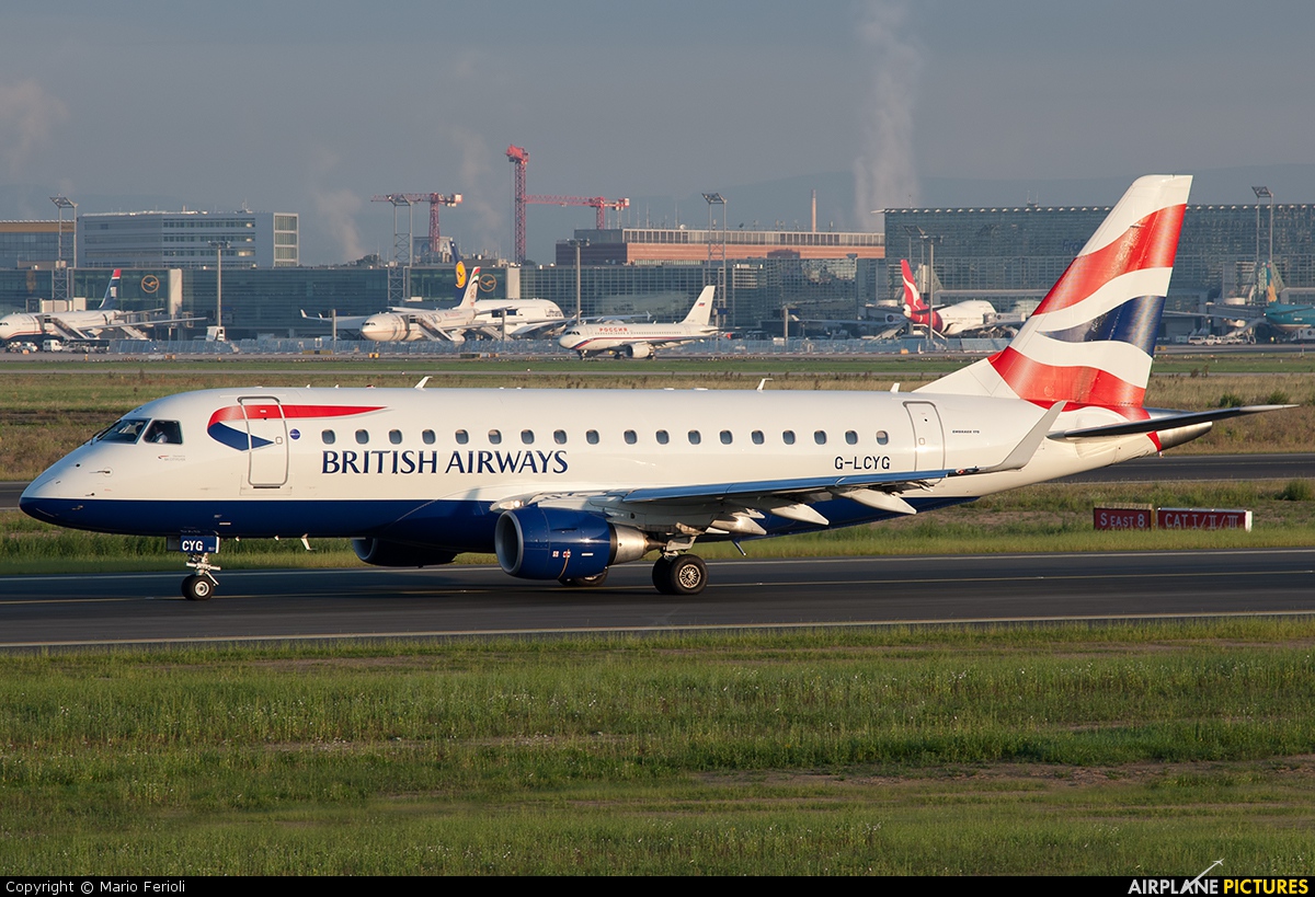 British Airways - City Flyer G-LCYG aircraft at Frankfurt