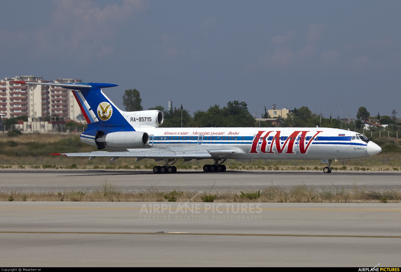 KMV RA-85715 aircraft at Antalya
