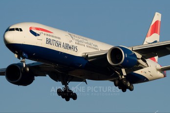 G-YMMJ - British Airways Boeing 777-200