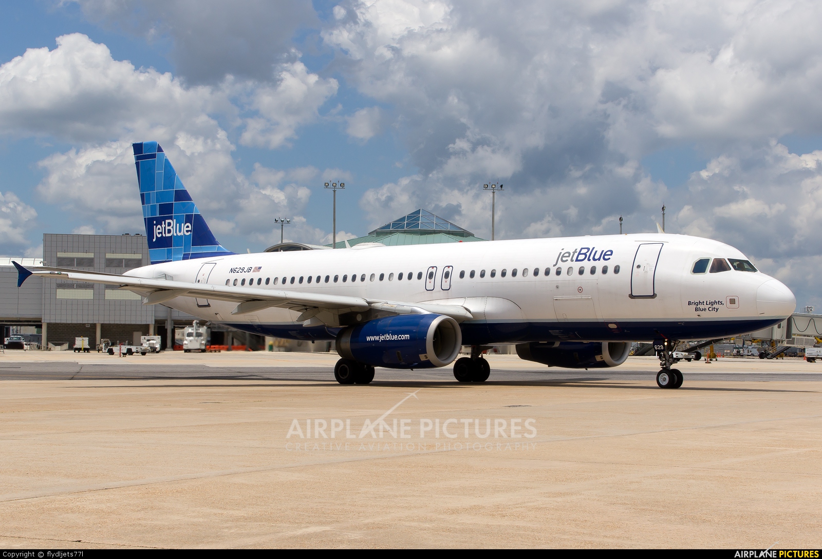 JetBlue Airways N629JB aircraft at New Orleans - Louis Armstrong Intl