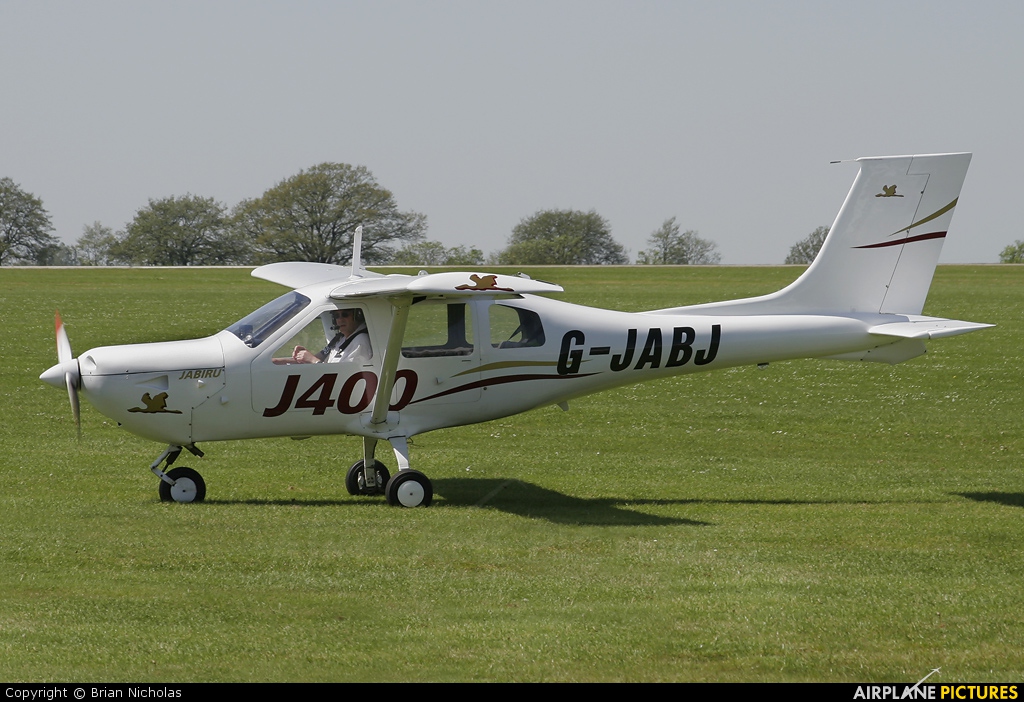 Private G-JABJ aircraft at Northampton / Sywell