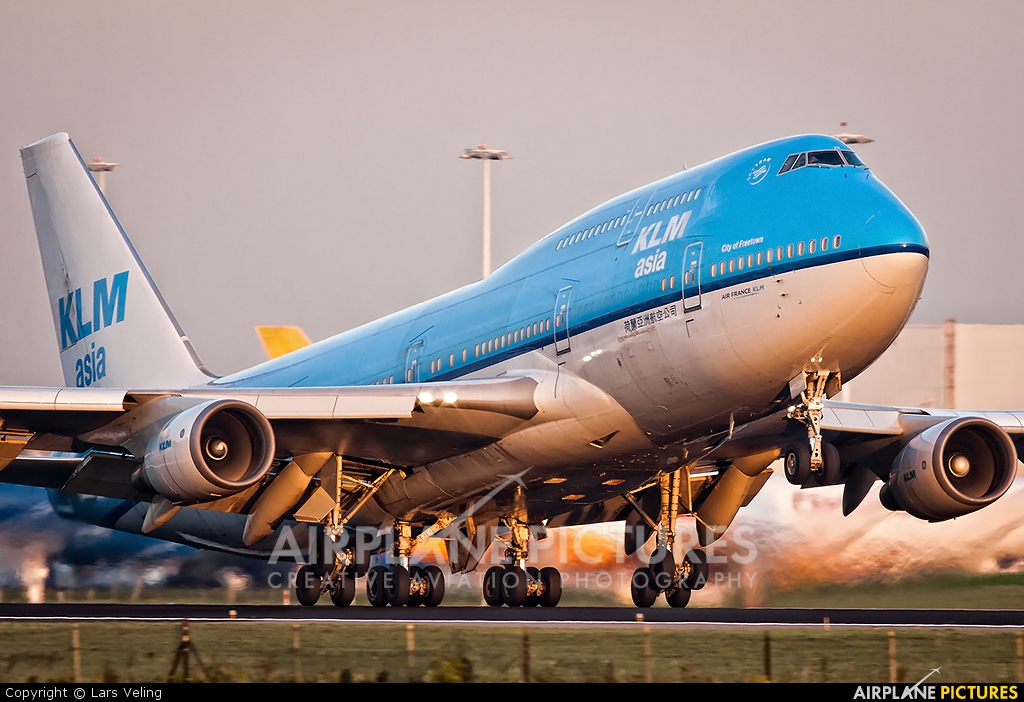 KLM Asia PH-BFF aircraft at Amsterdam - Schiphol