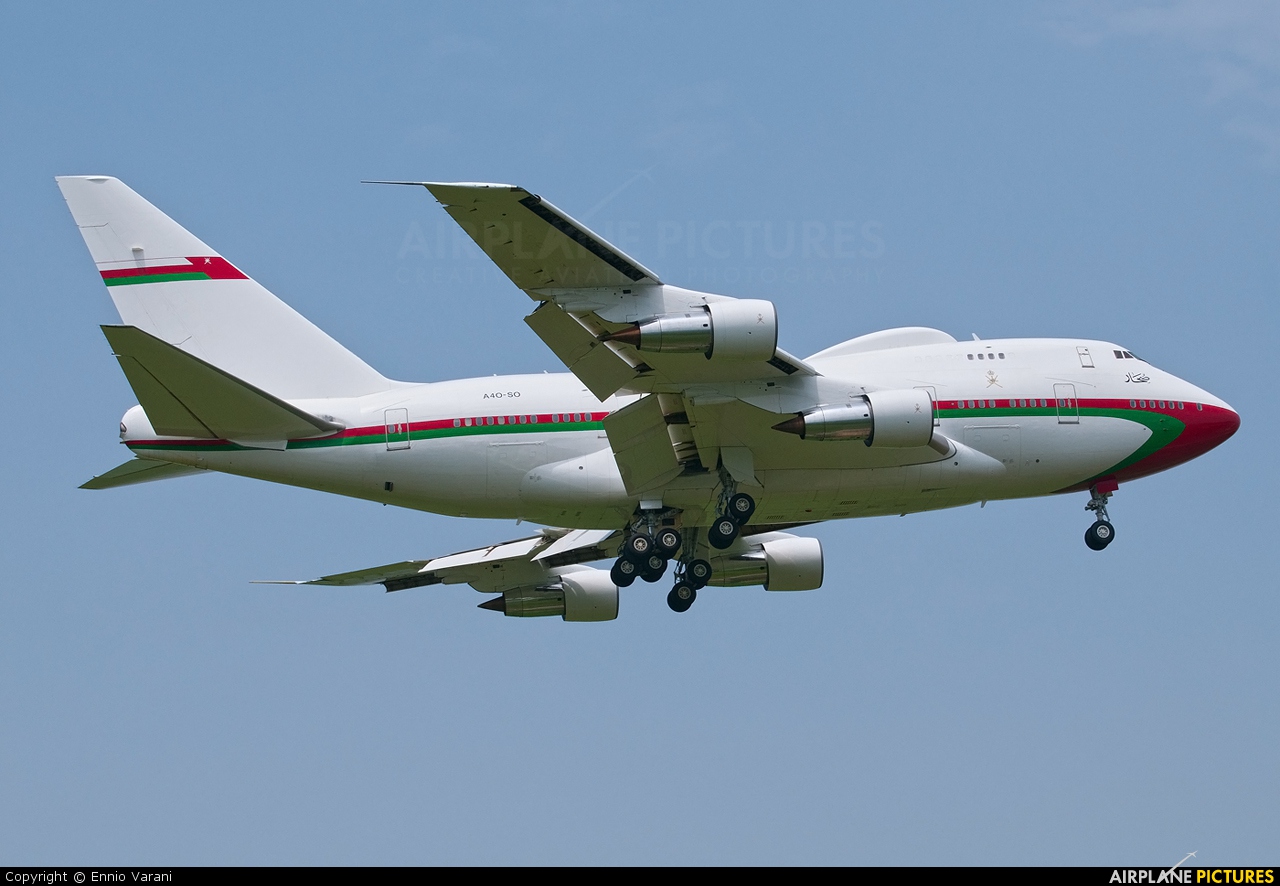 Oman - Royal Flight A4O-SO aircraft at Verona - Villafranca