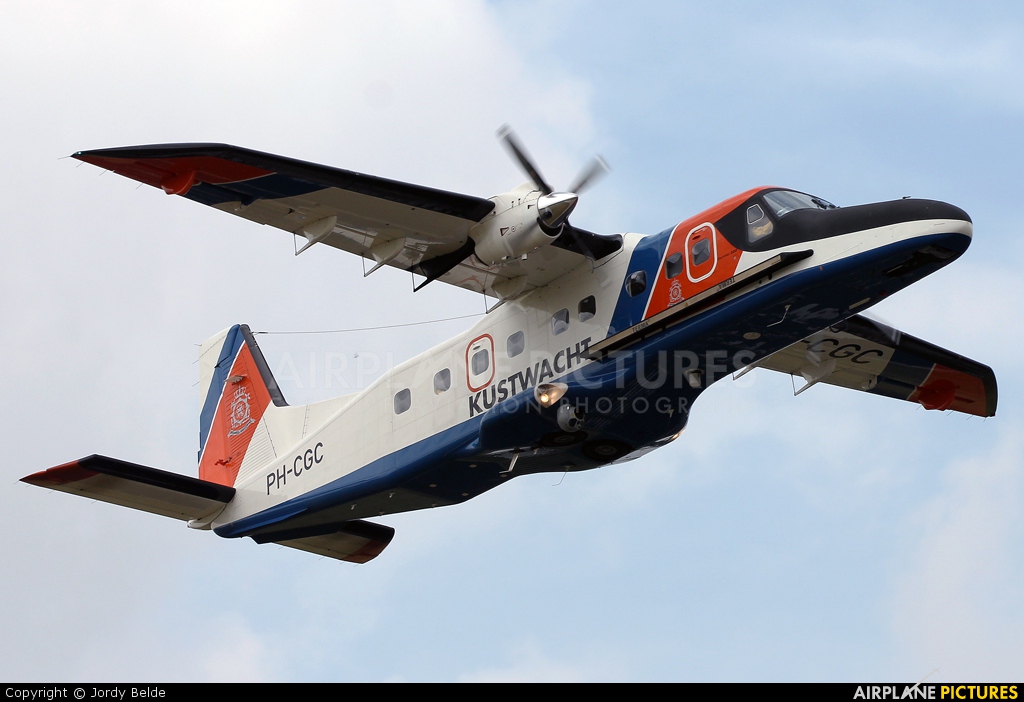 Netherlands - Coastguard PH-CGC aircraft at Bergen op Zoom - Woensdrecht