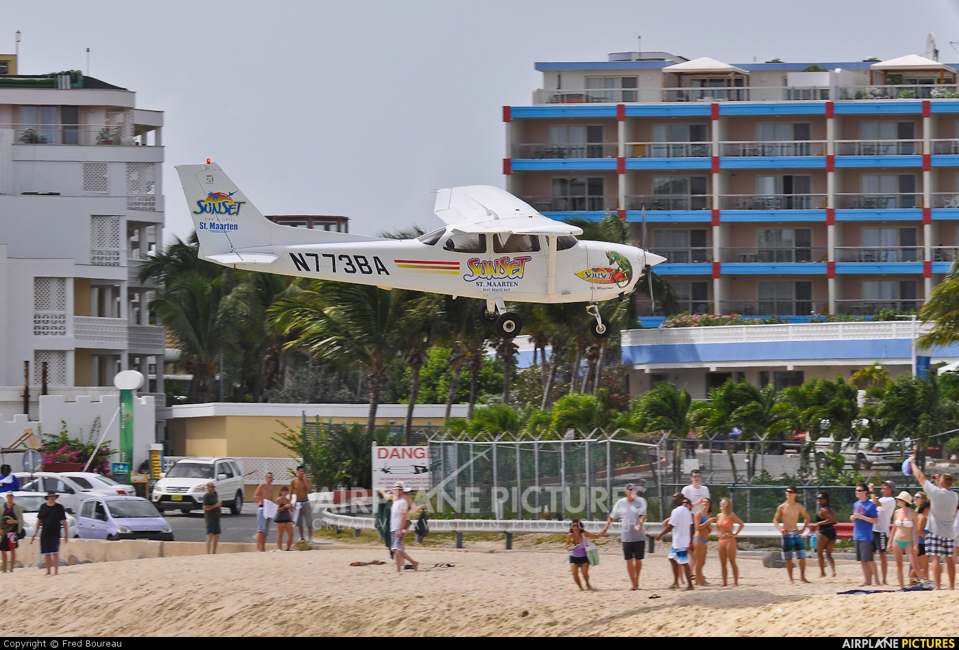 Private N773BA aircraft at Sint Maarten - Princess Juliana Intl