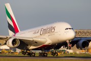 A6-EDR - Emirates Airlines Airbus A380 aircraft
