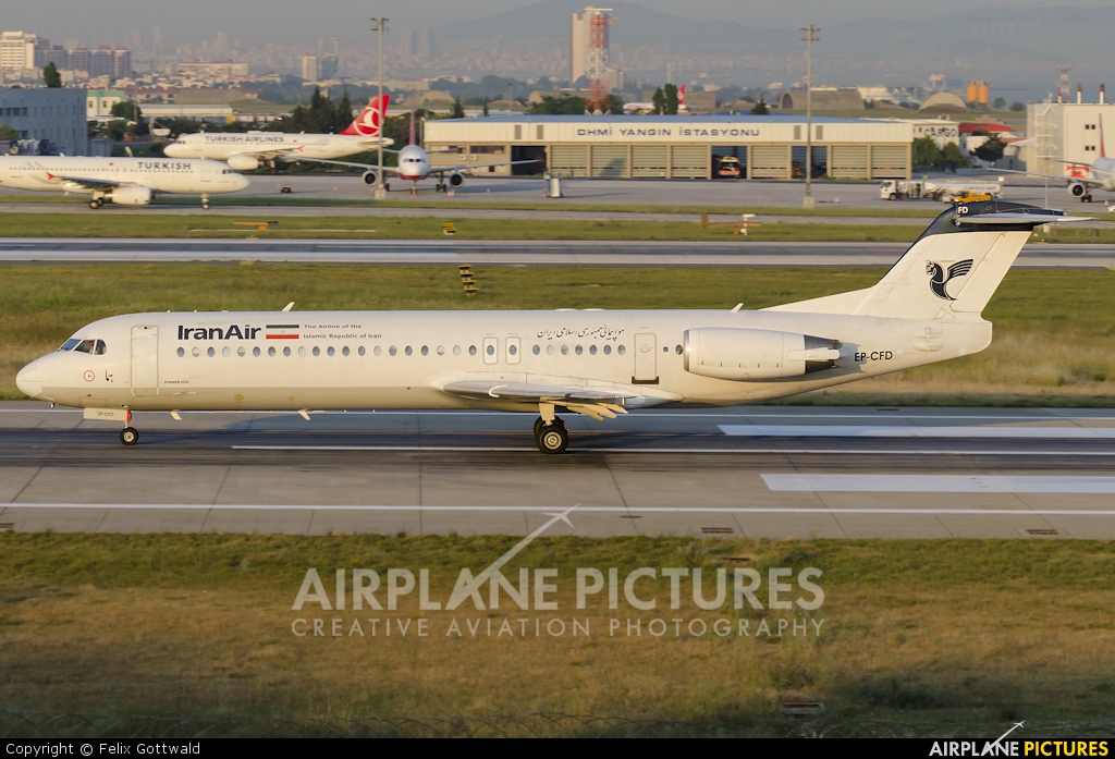 Iran Air EP-CFD aircraft at Istanbul - Ataturk