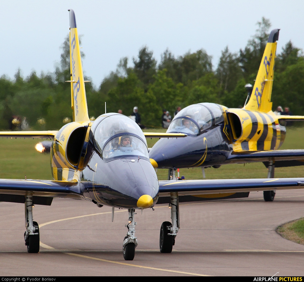 Baltic Bees Jet Team YL-KSM aircraft at Malmen