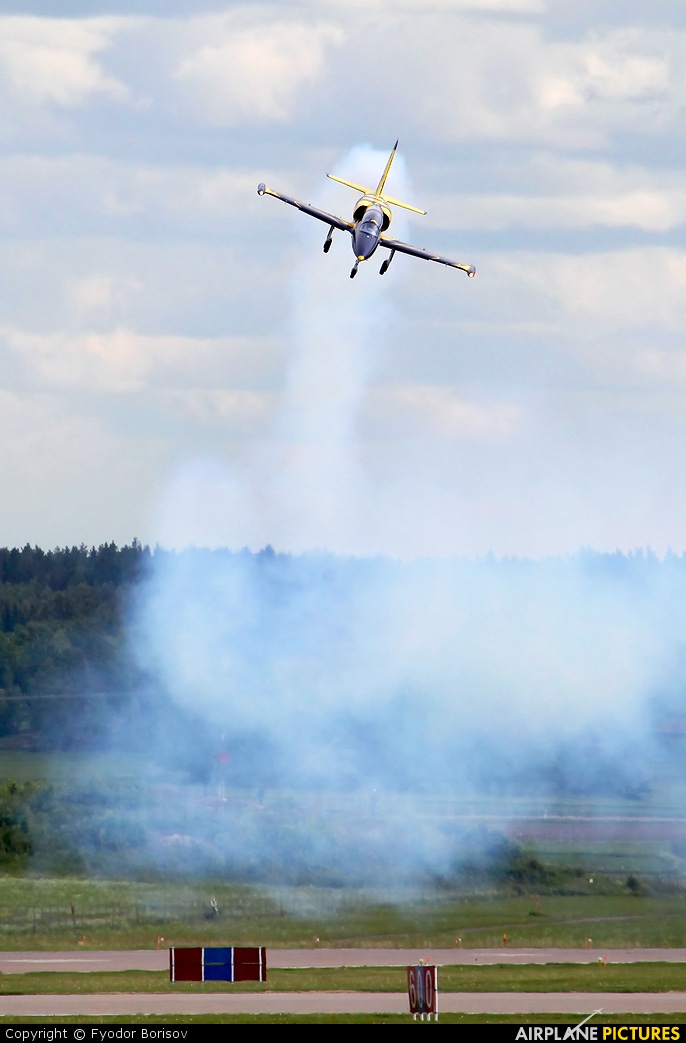 Baltic Bees Jet Team YL-KSL aircraft at Malmen