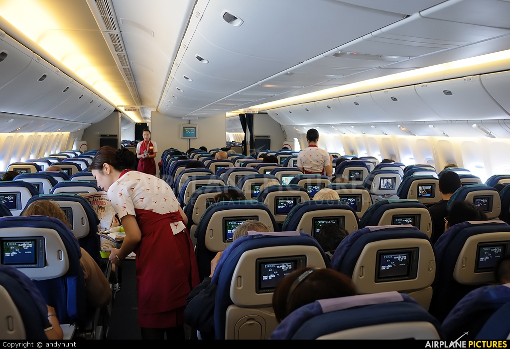 Cathay Pacific B-HNQ aircraft at In Flight - International