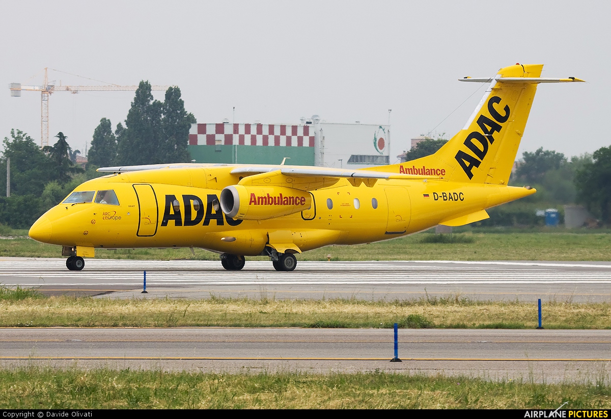 ADAC Luftrettung D-BADC aircraft at Verona - Villafranca