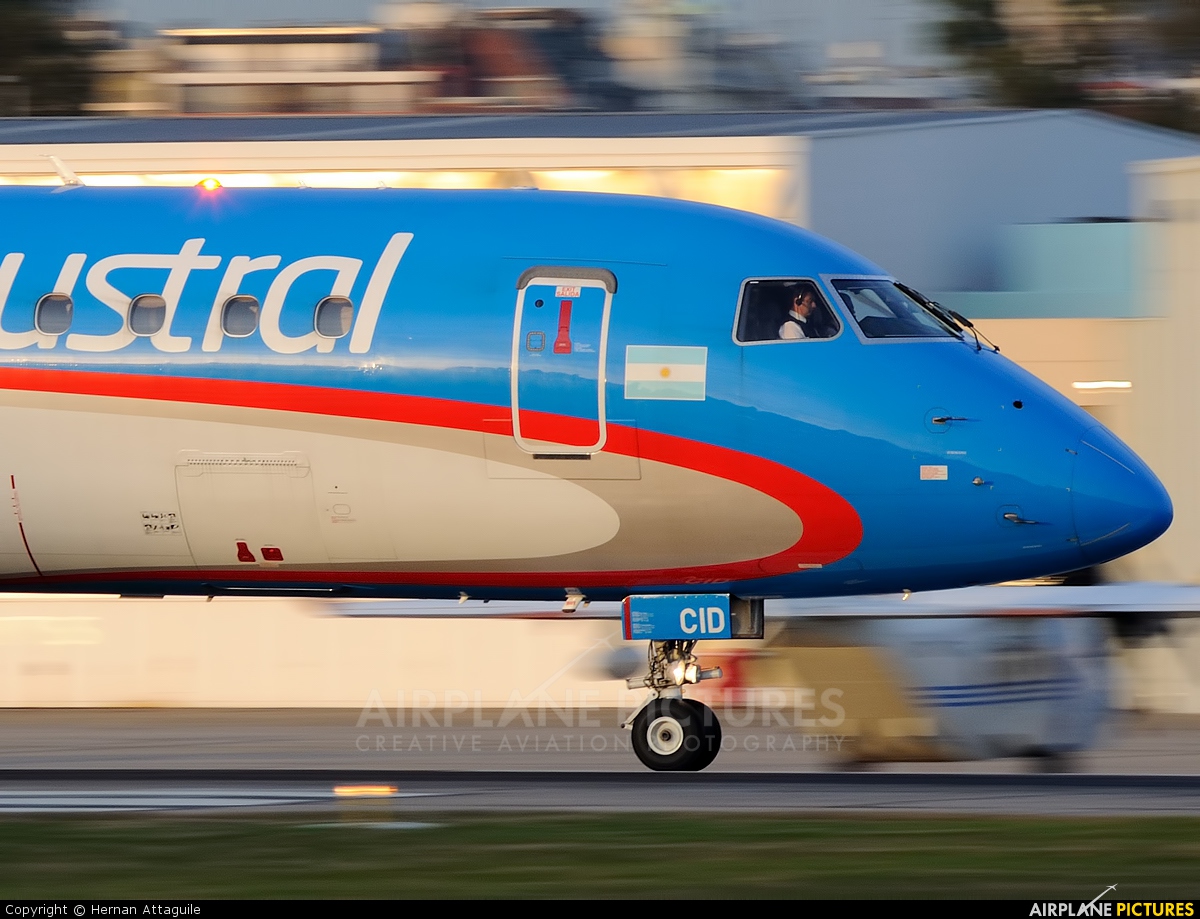 Austral Lineas Aereas LV-CID aircraft at Buenos Aires - Jorge Newbery