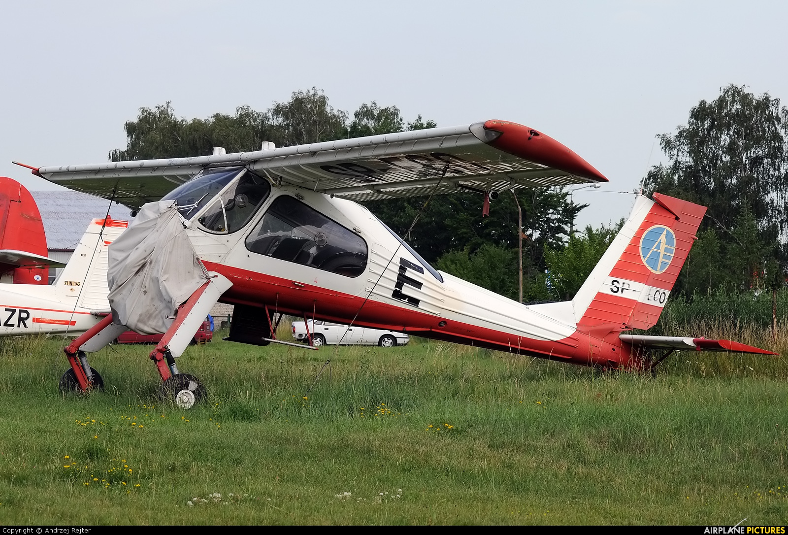 Aeroklub Leszczyński SP-ECO aircraft at Leszno - Strzyżewice