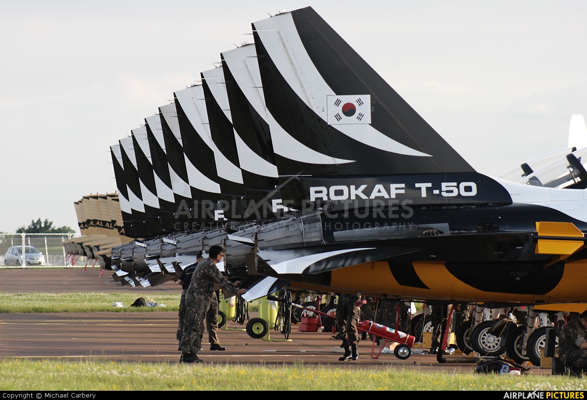 Korea (South) - Air Force: Black Eagles 10-0051 aircraft at Fairford