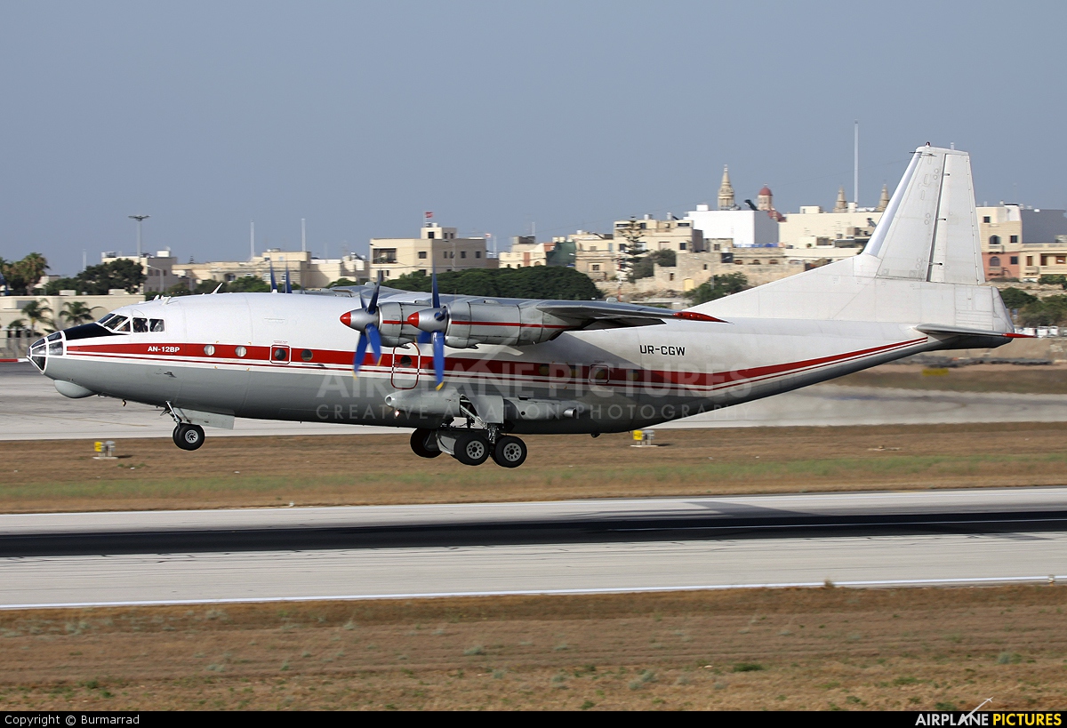Meridian Aviation UR-CGW aircraft at Malta Intl