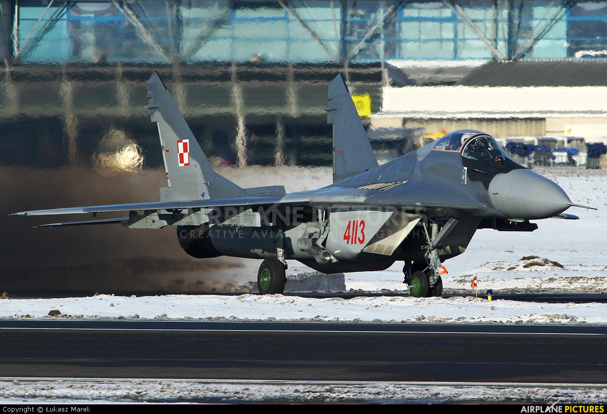 Poland - Air Force 4113 aircraft at Gdańsk - Lech Wałęsa
