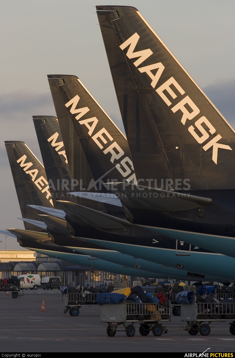 Maersk OY-MRU aircraft at Undisclosed location