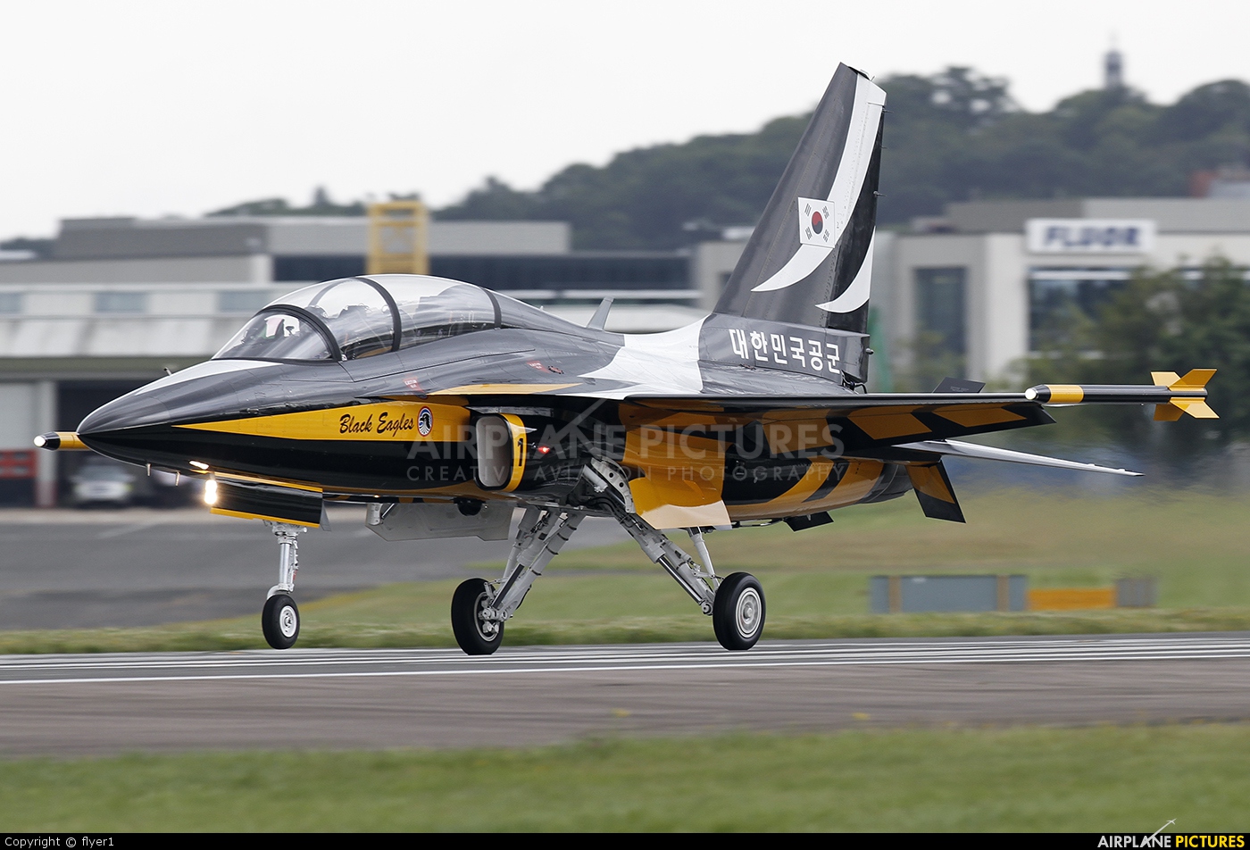 Korea (South) - Air Force: Black Eagles 10-0058 aircraft at Farnborough