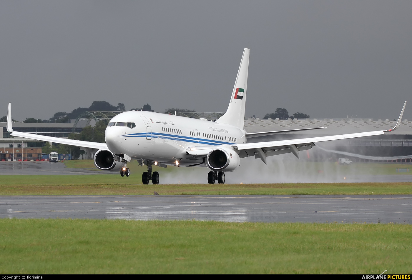 United Arab Emirates - Government A6-MRM aircraft at Farnborough