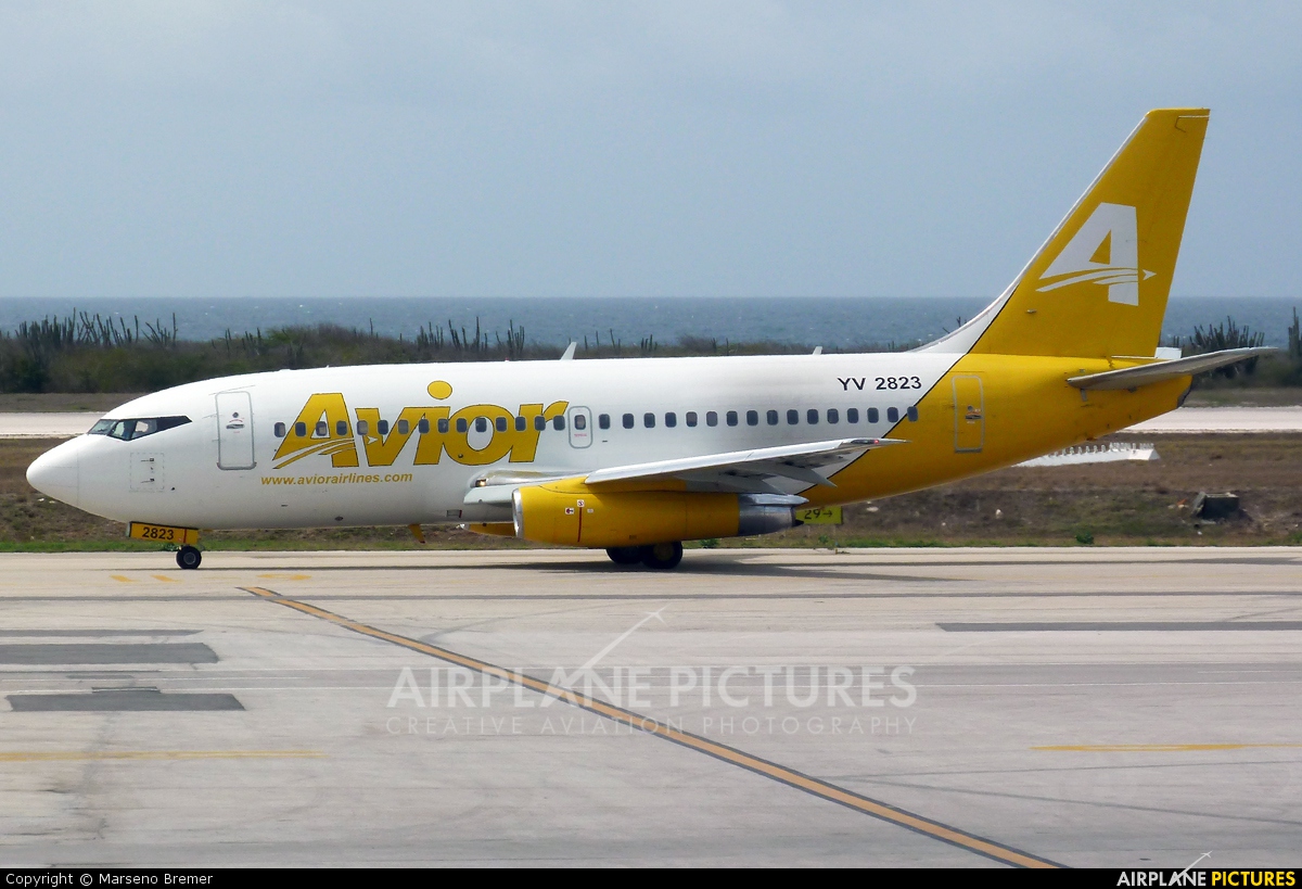 Avior Airlines YV2823 aircraft at Hato / Curaçao Intl