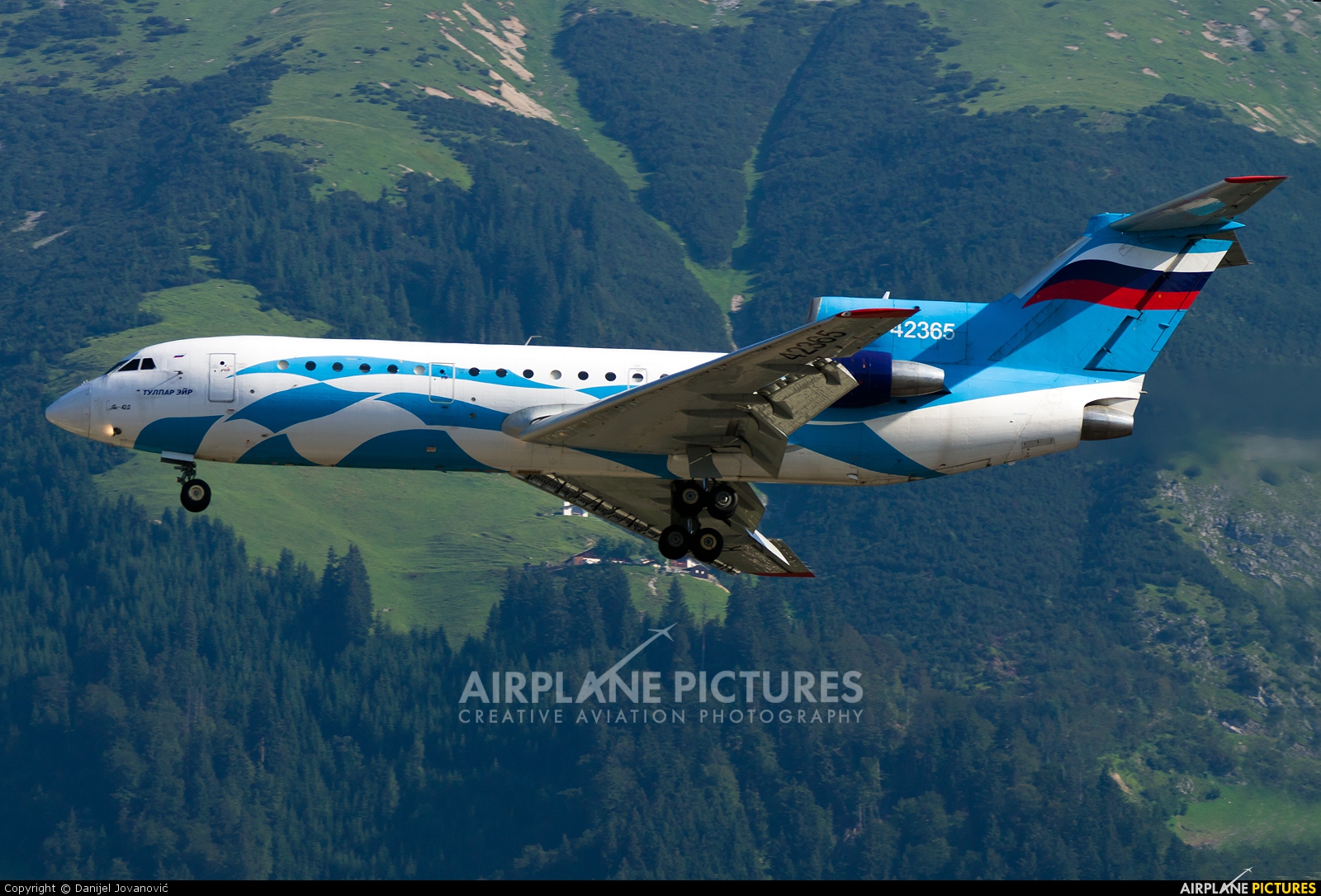 Tulpar Air RA-42365 aircraft at Innsbruck