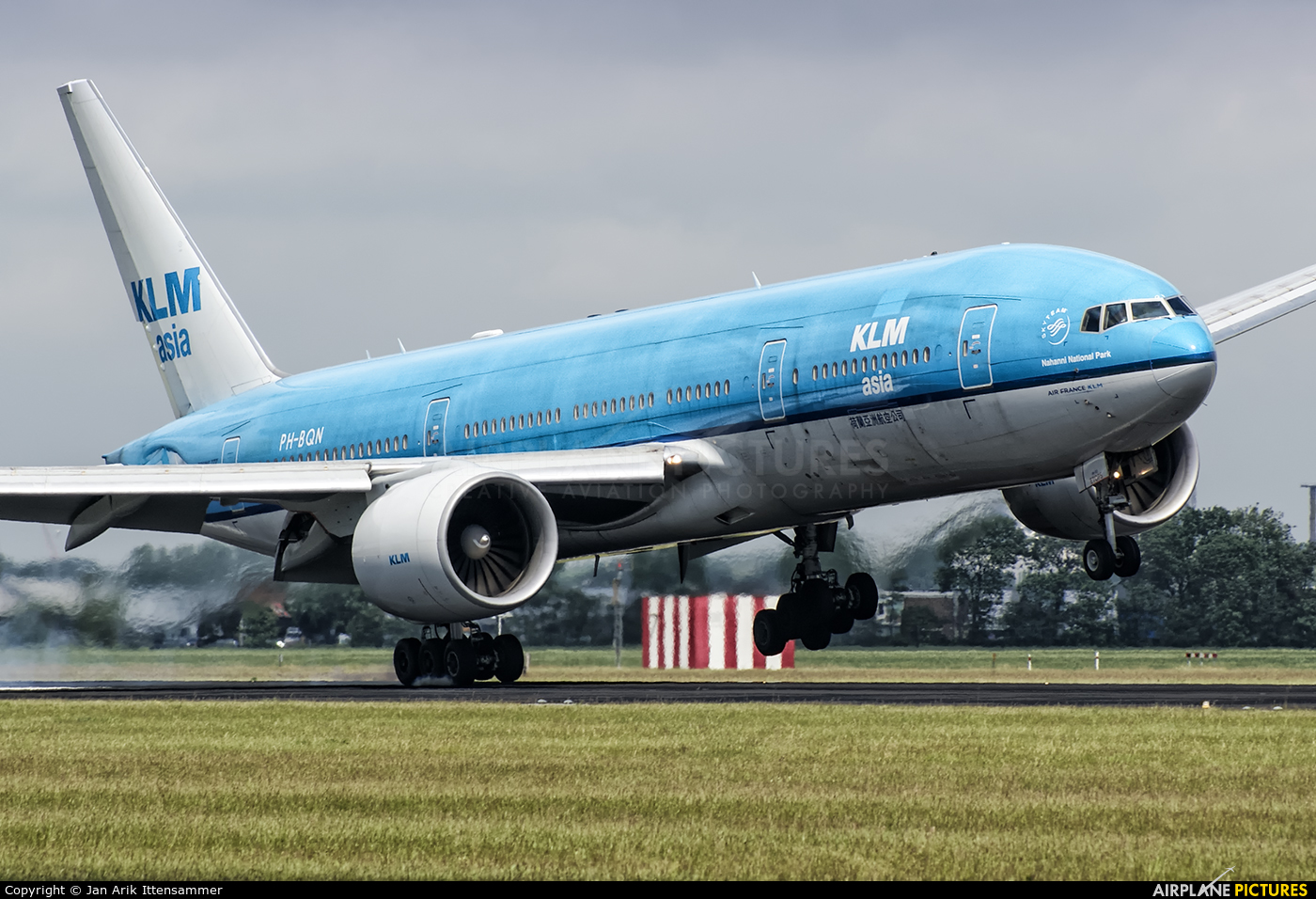KLM Asia PH-BQN aircraft at Amsterdam - Schiphol