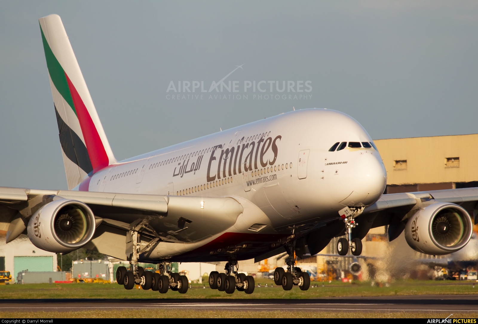 Emirates Airlines A6-EDT aircraft at London - Heathrow
