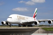 A6-EDU - Emirates Airlines Airbus A380 aircraft