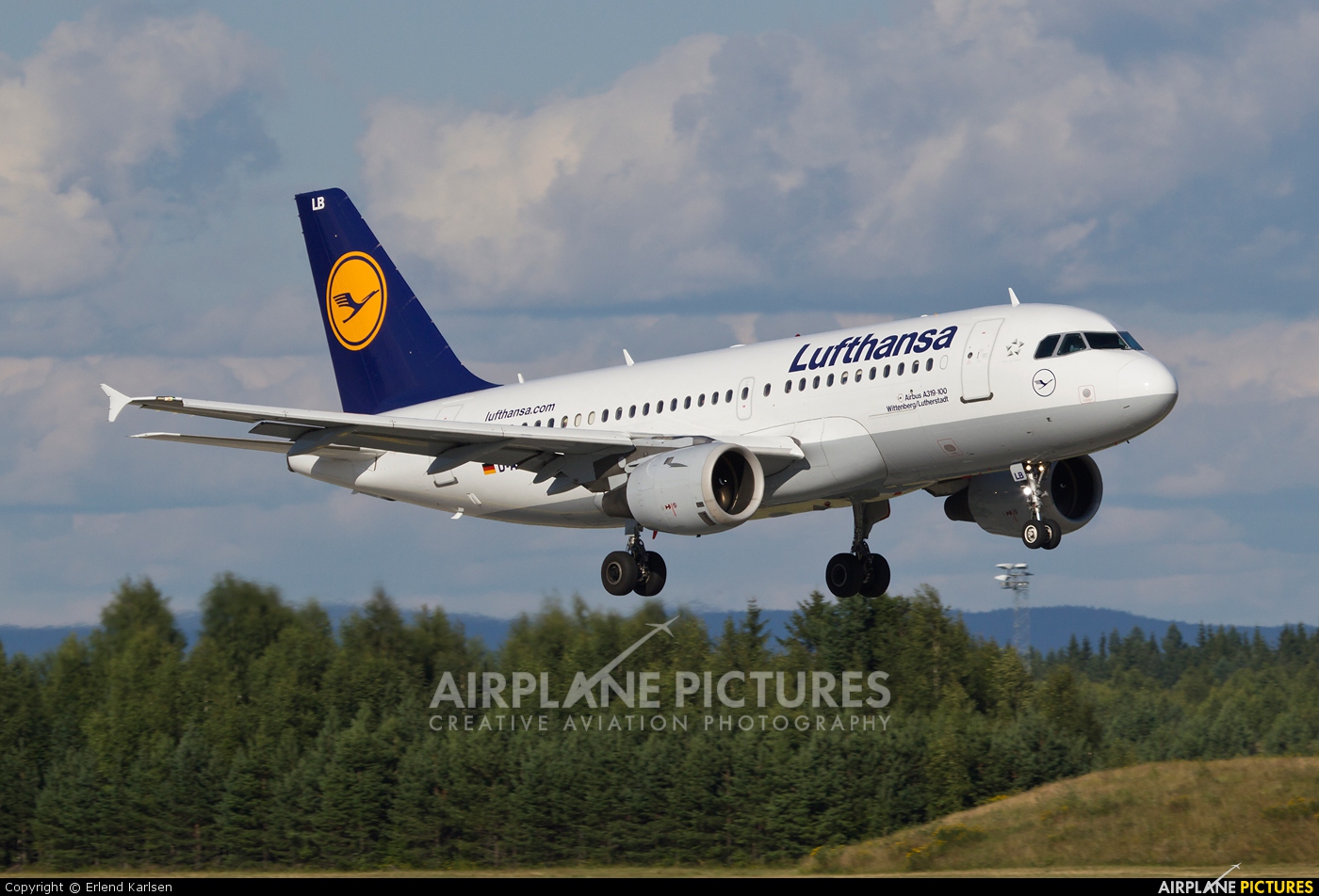Lufthansa D-AILB aircraft at Oslo - Gardermoen
