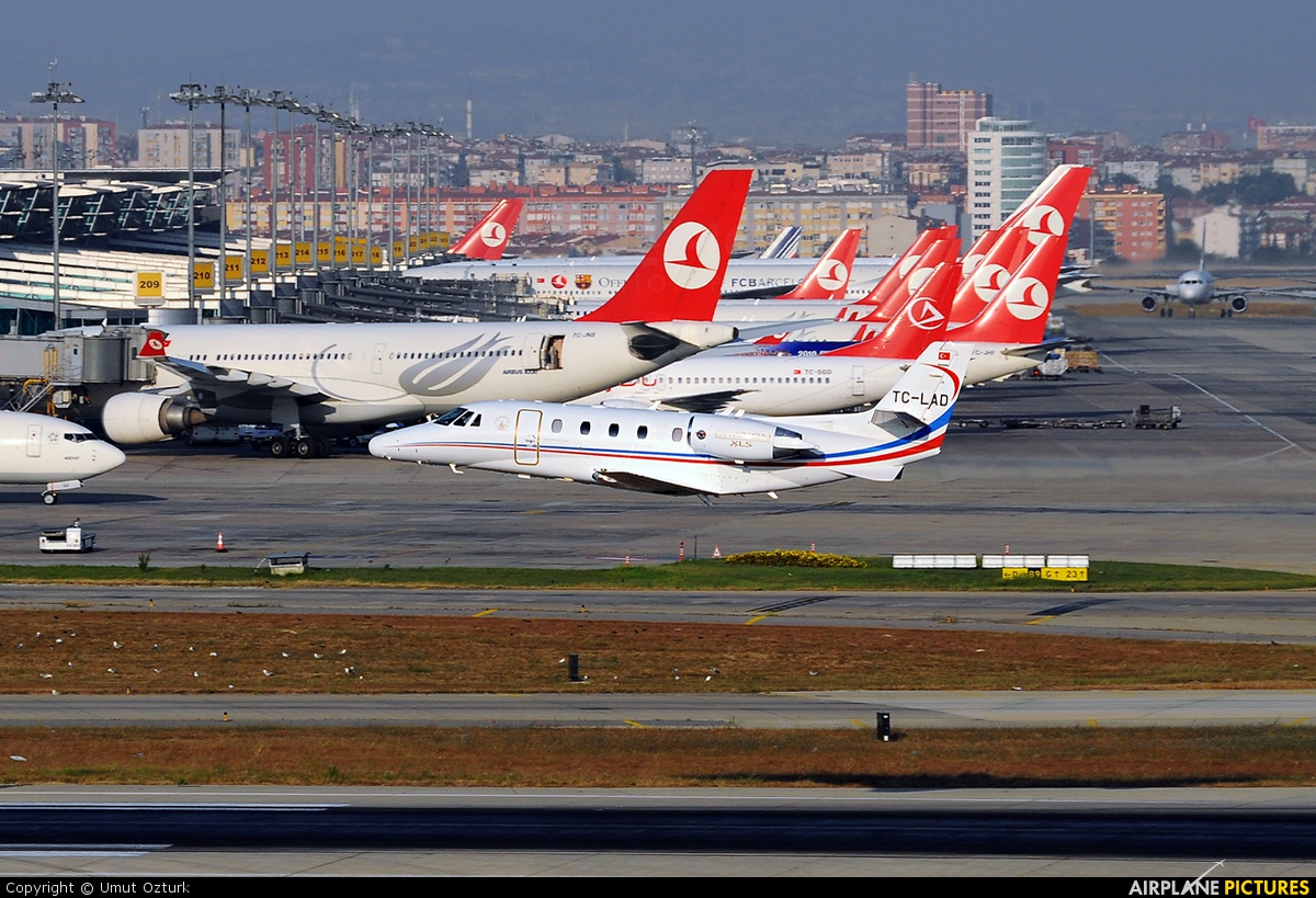 Private TC-LAD aircraft at Istanbul - Ataturk
