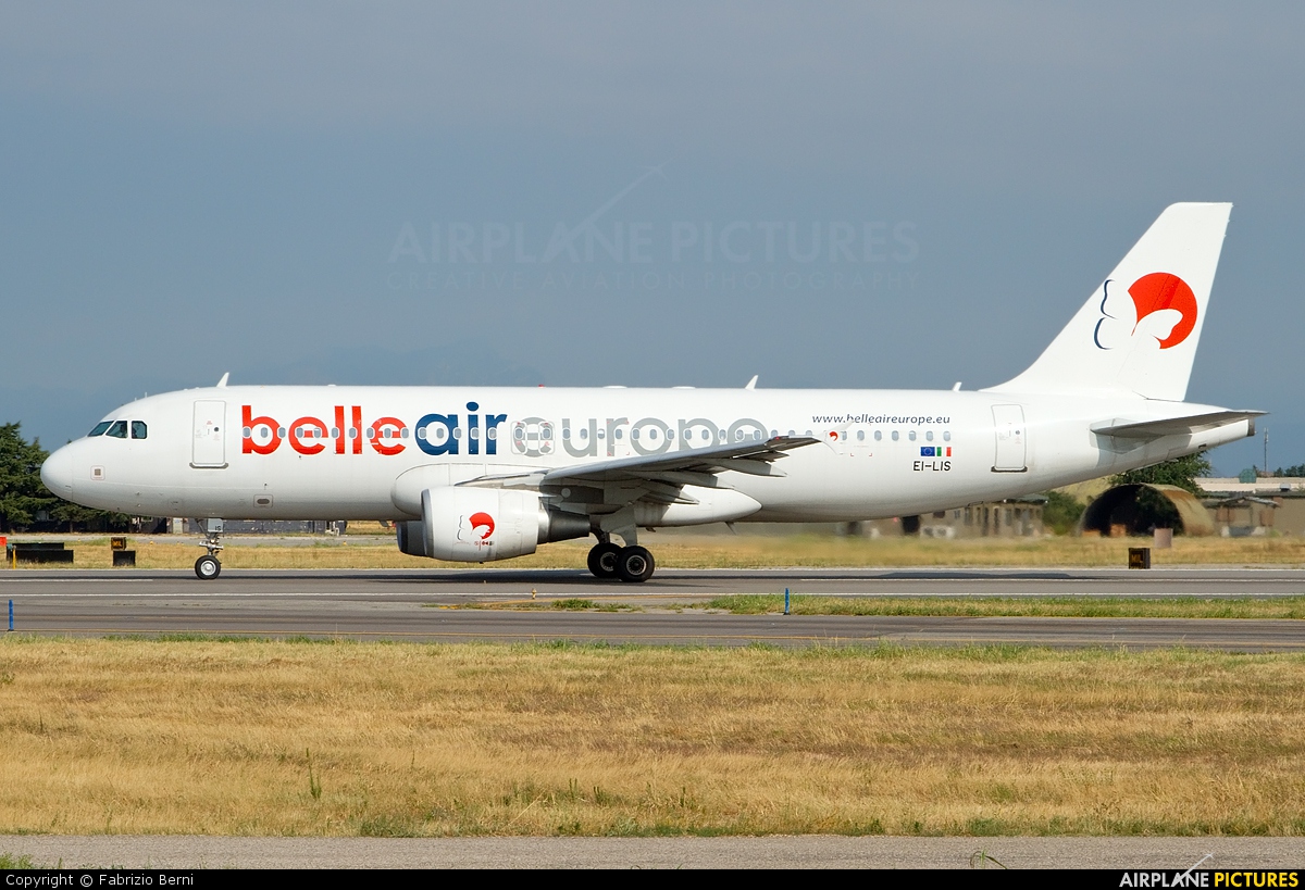 BelleAir EI-LIS aircraft at Verona - Villafranca