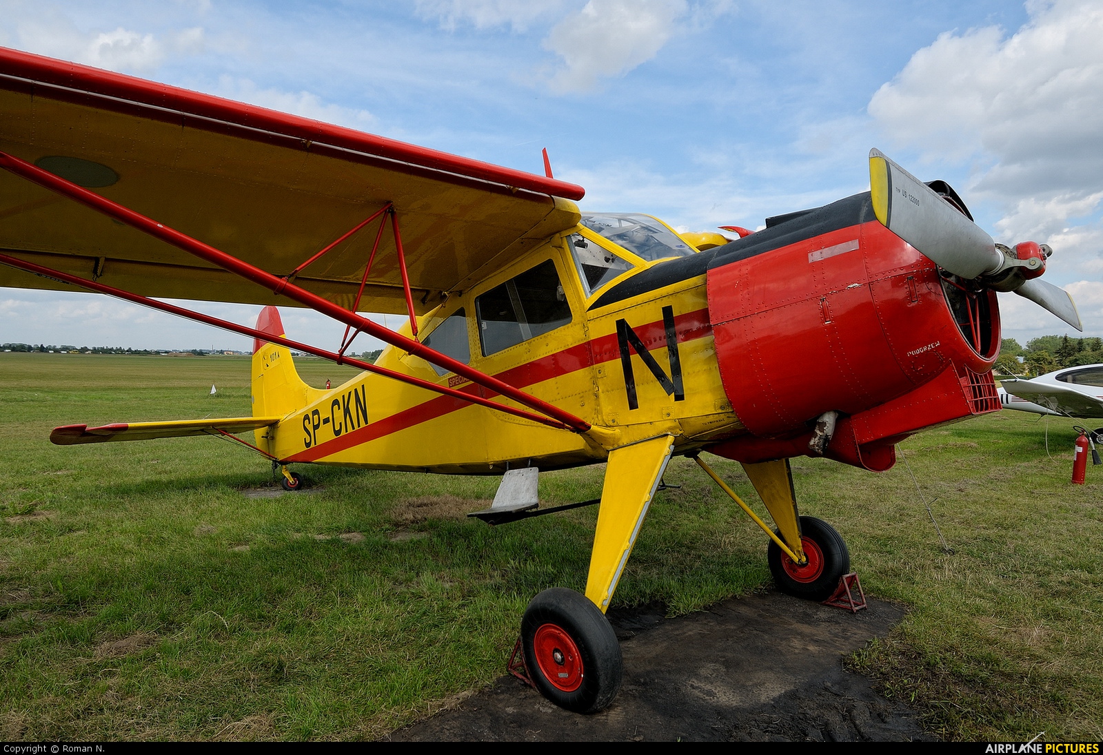 Aeroklub Dolnosląski SP-CKN aircraft at Leszno - Strzyżewice