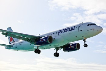 N586JB - JetBlue Airways Airbus A320