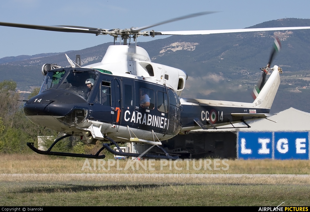 Italy - Carabinieri MM81367 aircraft at Verona - Boscomantico