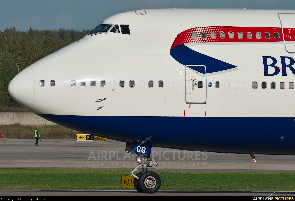 British Airways G-BYGG aircraft at Moscow - Domodedovo