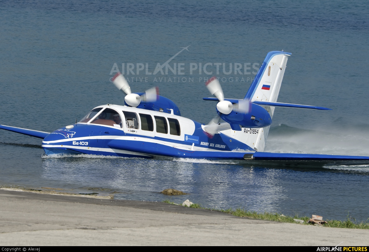 Beriev Sea Airlines RA-01854 aircraft at Gelendzhik