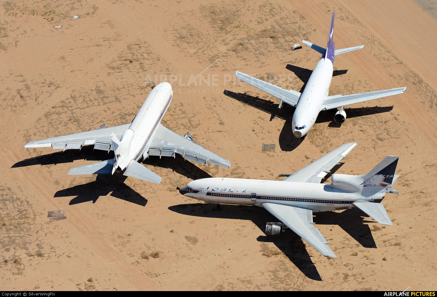 Delta Air Lines N766DA aircraft at Victorville - Southern California Logistics