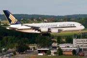 9V-SKR - Singapore Airlines Airbus A380 aircraft