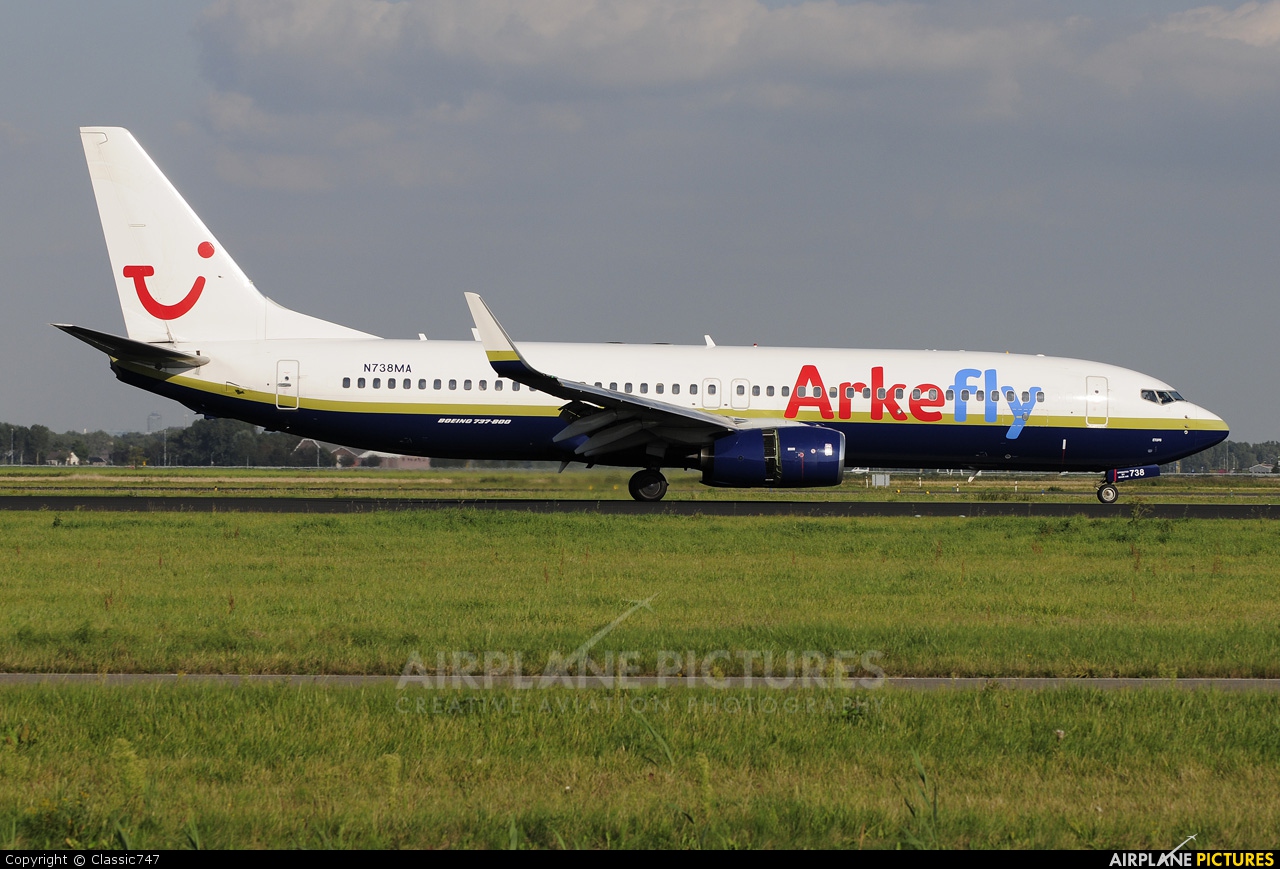 Arke/Arkefly N738MA aircraft at Amsterdam - Schiphol