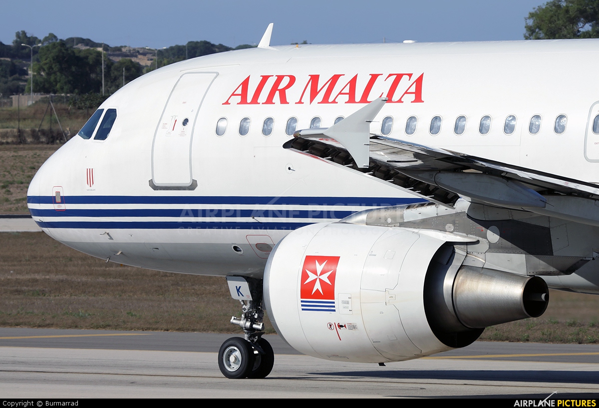 Air Malta 9H-AEK aircraft at Malta Intl