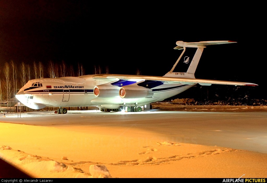 TransAviaExport EW-76710 aircraft at Minsk Intl