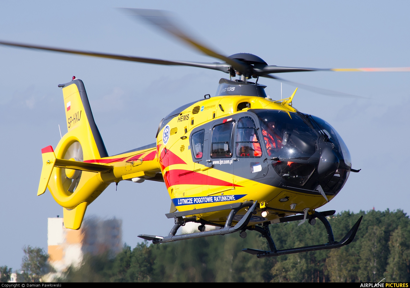 Polish Medical Air Rescue - Lotnicze Pogotowie Ratunkowe SP-HXU aircraft at Bydgoszcz - Szwederowo