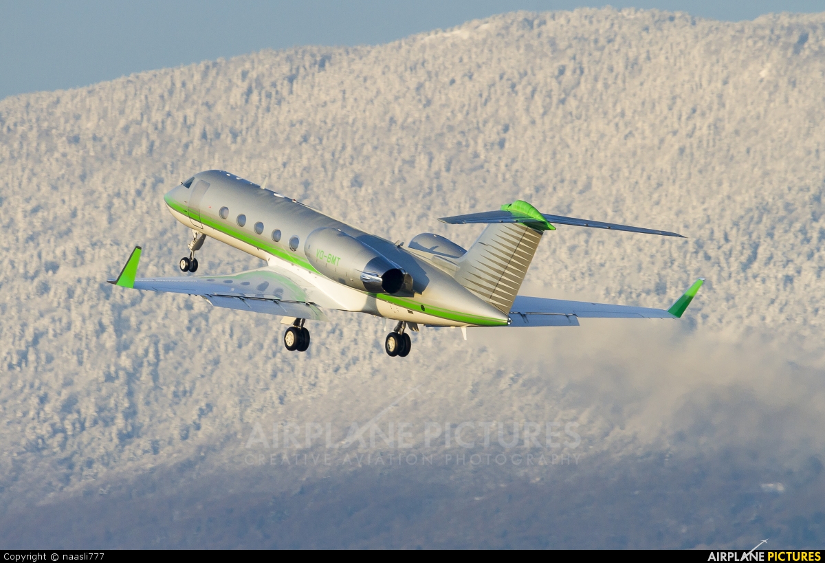 Private VQ-BMT aircraft at Geneva Intl
