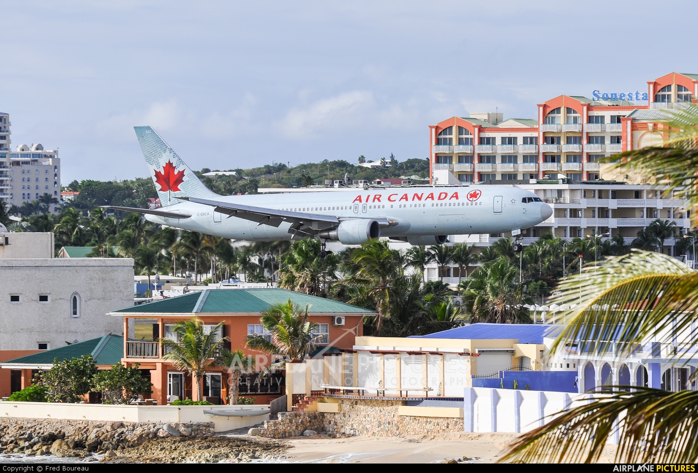 Air Canada C-GSCA aircraft at Sint Maarten - Princess Juliana Intl