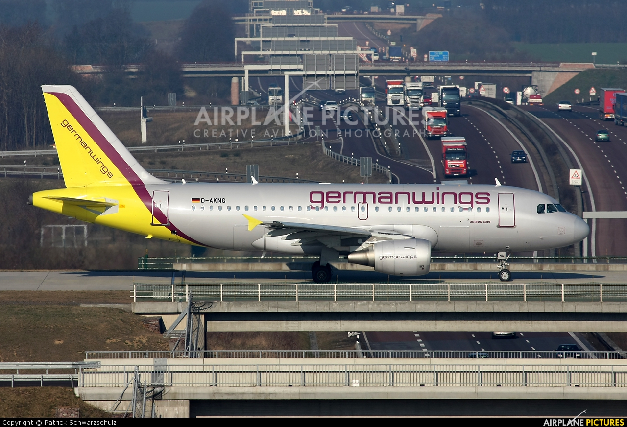 Germanwings D-AKNG aircraft at Leipzig - Halle