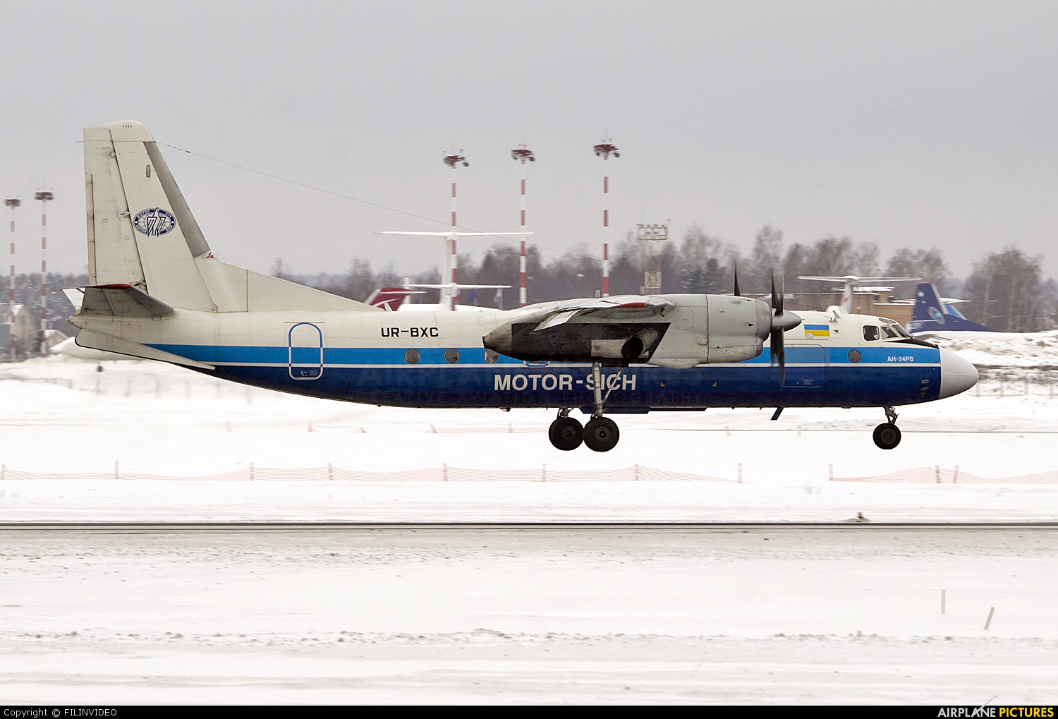 Motor Sich UR-BXC aircraft at Moscow - Vnukovo