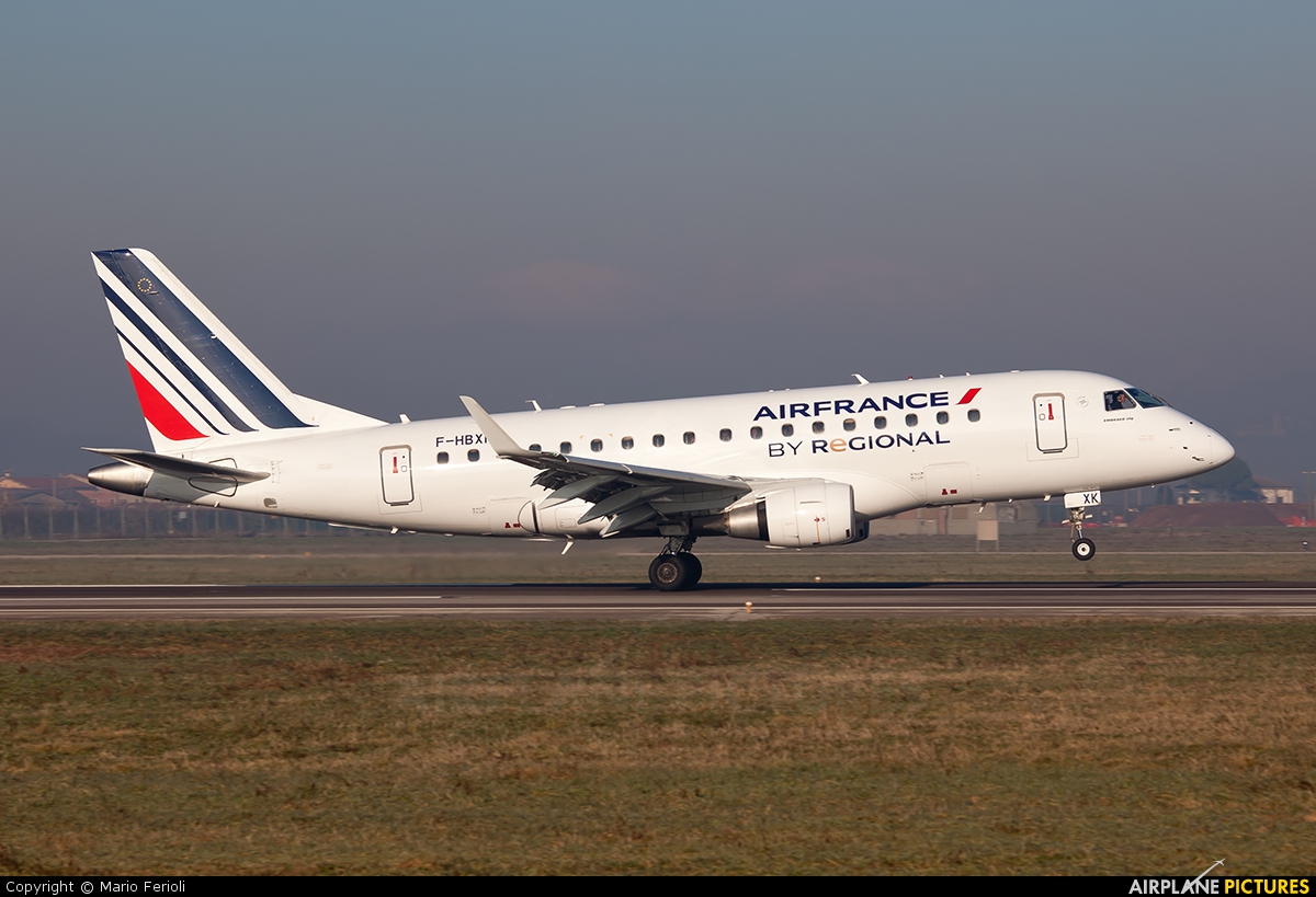 Air France - Regional F-HBXK aircraft at Verona - Villafranca