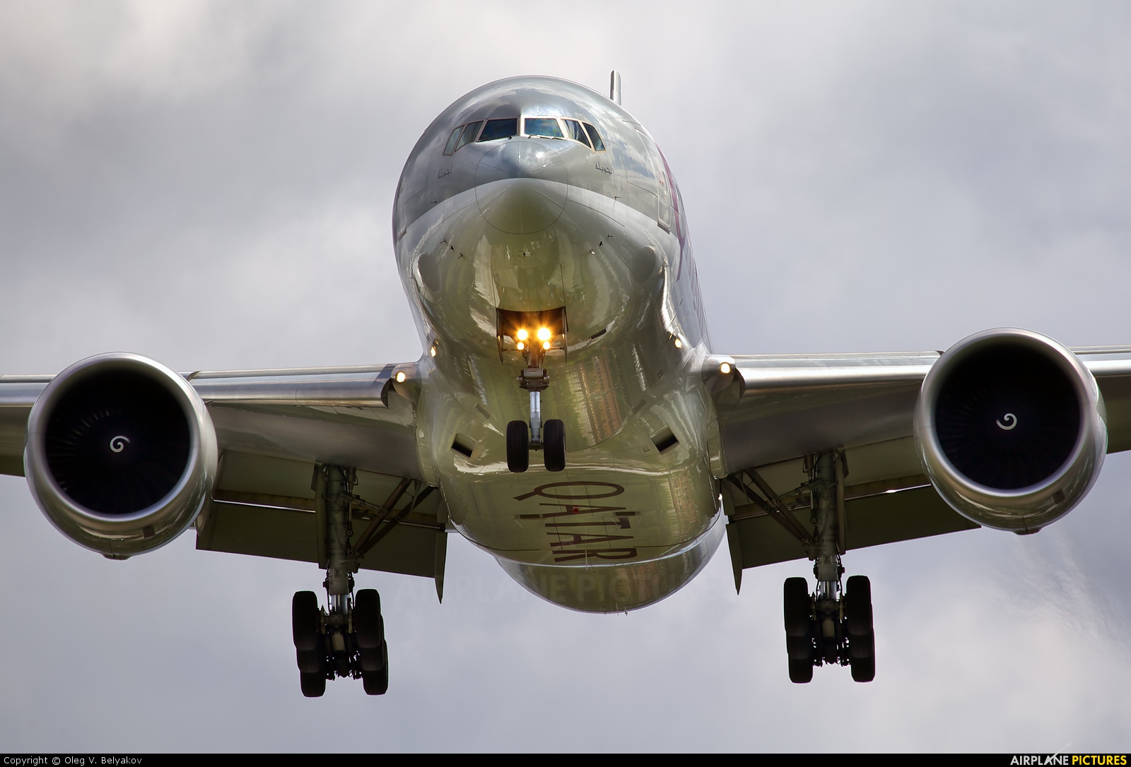 Qatar Airways A7-BBA aircraft at London - Heathrow