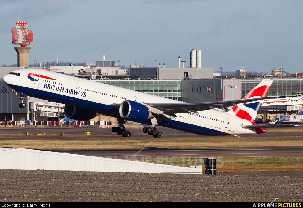 British Airways G-STBB aircraft at London - Heathrow